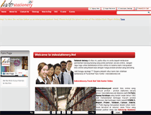 Tablet Screenshot of indostationery.net